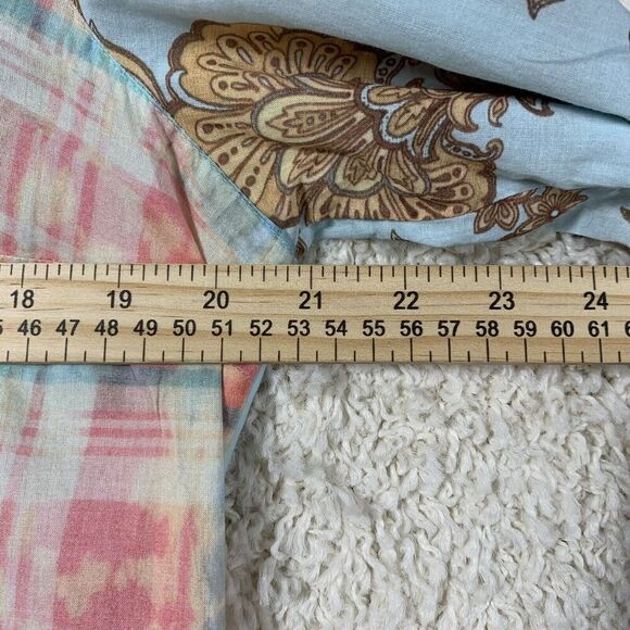 Soft Surroundings Multicolor Long Sleeve Button Down Shirt Women’s Size Medium - Picture 6 of 7